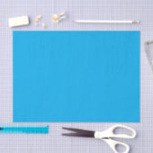 Papier Mousseline Solid Cyan Blue Background | Summer Minimal Style (Artisanat)