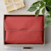 Papier Mousseline Solide Rouge creux (Cadeau)