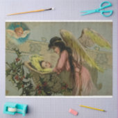 Papier Mousseline Sommeil Noël Bébé Ange (Artisanat)