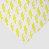Papier Mousseline Son électricité| Éclair jaune (Détail)