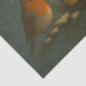 Papier Mousseline Songbird with Warm Lantern Tissue Paper (Détail)