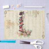 Papier Mousseline Songbirds vintages (Artisanat)