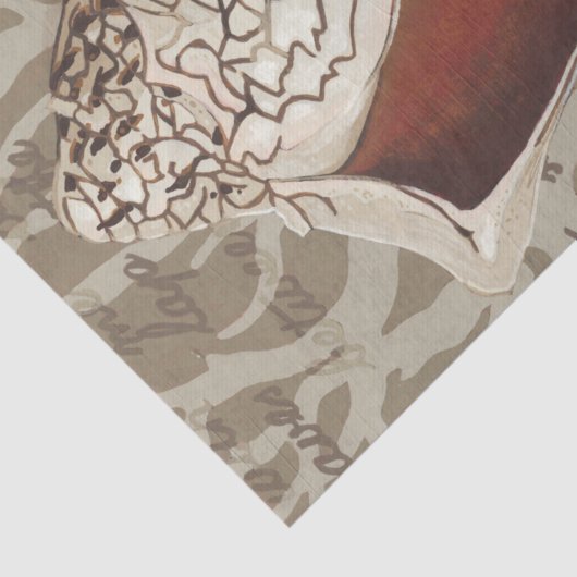 Papier Mousseline Sonnet maritime IV (Détail)