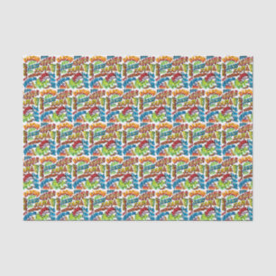 Papier Mousseline Sons Pop Art de la bande dessinée
