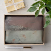 Papier Mousseline Sophistiqué Chat Pink Sage Salon Découpage (Cadeau)