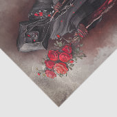 Papier Mousseline sorcellerie | Sorcière foncée foncée foncée brilla (Détail)