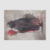 Papier Mousseline sorcellerie | Sorcière foncée foncée foncée brilla (Recto)