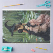 Papier Mousseline Sorcière à saule vers la gauche face papier de tis (Artisanat)