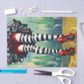 Papier Mousseline Sorcière aux talons Heather (Artisanat)