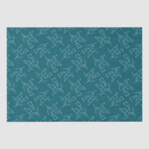 Papier Mousseline Sorcière blanche des étoiles Halloween