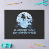 Papier Mousseline Sorcière Chambres Sur Une Route Du Désert Sombre (Artisanat)