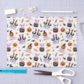 Papier Mousseline Sorcière Citrouille Halloween Decoupage (Artisanat)