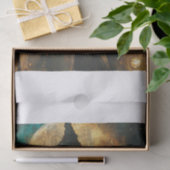 Papier Mousseline Sorcière Dans La Nuit2 (Cadeau)