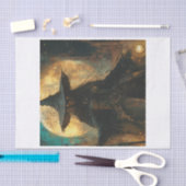 Papier Mousseline Sorcière Dans La Nuit2 (Artisanat)