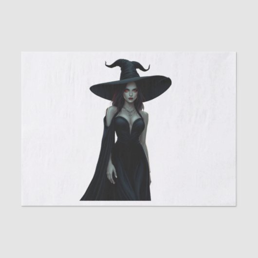 Papier Mousseline Sorcière de la nuit (Recto)