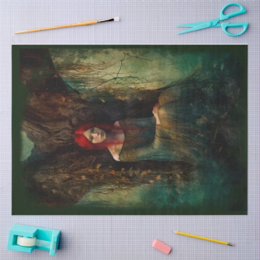 Papier Mousseline Sorcière de marais (Artisanat)