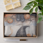 Papier Mousseline Sorcière fille 5 Halloween papier découpage (Cadeau)