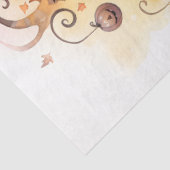 Papier Mousseline Sorcière fille 6 Halloween papier découpage (Détail)