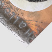 Papier Mousseline Sorcière maléfique foncée (Détail)