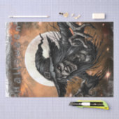 Papier Mousseline Sorcière maléfique foncée (Artisanat)