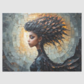 Papier Mousseline Sorcière moderne : Asha - Découpage - (Recto)