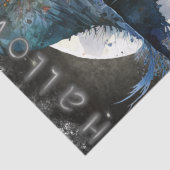 Papier Mousseline Sorcière mystique gothique (Détail)