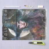 Papier Mousseline Sorcière mystique gothique (Artisanat)