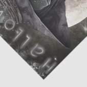 Papier Mousseline Sorcière mystique gothique (Détail)