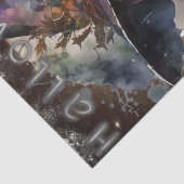 Papier Mousseline Sorcière mystique gothique (Détail)