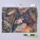 Papier Mousseline Sorcière mystique gothique (Artisanat)