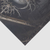 Papier Mousseline Sorcière mystique : Petra - Découpage - (Détail)