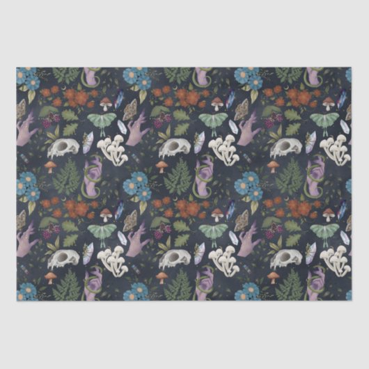 Papier Mousseline Sorcière nature (Recto)