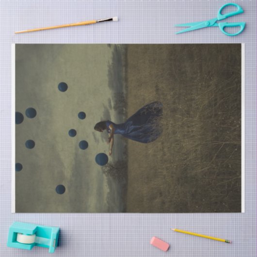 Papier Mousseline Sorcière - Papier Tissu Découpage (Artisanat)