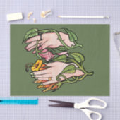 Papier Mousseline Sorcière verte Magick (Artisanat)