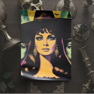 Papier Mousseline Sorcière Vintage