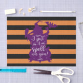 Papier Mousseline Sorcière violette d'Halloween Je vous ai mis un so (Artisanat)