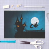 Papier Mousseline Sorcière volante (Artisanat)