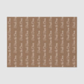 Papier Mousseline Sorti du Four | Chocolat Chaud Fait Maison (Recto)