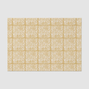 Papier Mousseline Soudan Brown Safari Zebra, design carrelé