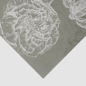 Papier Mousseline Soulagement floral I (Détail)