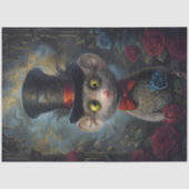 Papier Mousseline Souris amusante avec un casquette (Recto)