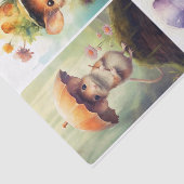 Papier Mousseline Souris avec Casquettes (Détail)