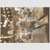 Papier Mousseline Souris de danse de ligne lunaire de découpage (Recto)