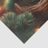 Papier Mousseline Souris de Noël Festive Lanterne Découpage (Détail)