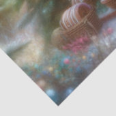 Papier Mousseline Souris de Noël magique & Dessous Maison Découpage (Détail)