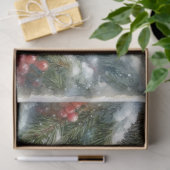 Papier Mousseline Souris d'hiver Whimsical Découpage de la forêt de (Cadeau)