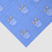 Papier Mousseline Souris en poche (Détail)