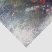 Papier Mousseline Souris et lanterne de vacances rustiques en bois (Détail)