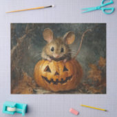 Papier Mousseline Souris Halloween mignonne avec Citrouille pour Déc (Artisanat)