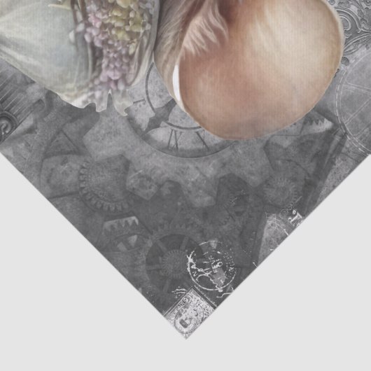 Papier Mousseline Souris Steampunk (Détail)